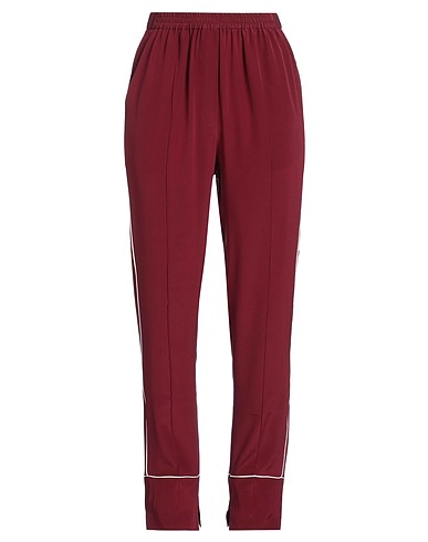 GOLDEN GOOSE Casual trouser Burgundy 100% Silk