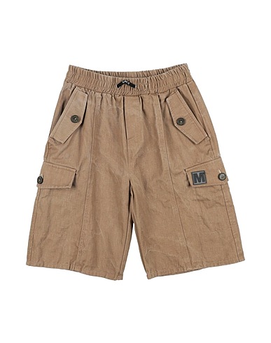 MONNALISA Shorts & Bermuda Khaki 100% Cotton