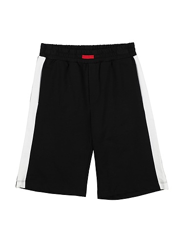 MONNALISA Shorts & Bermuda Black 100% Cotton