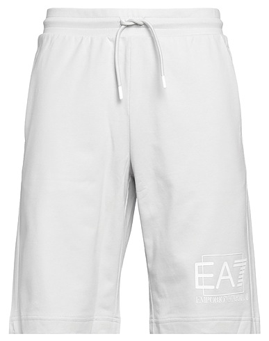 EA7 ショートパンツ＆バミューダパンツ ライトグレー コットン 100%