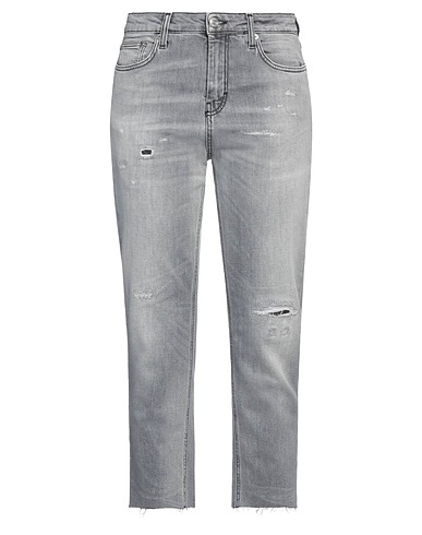 DEPARTMENT 5 Denim pants Grey 98% Organic cotton, 2% Recycled elastane