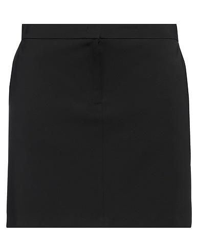PINKO Mini skirt Black 65% Viscose, 30% Polyamide, 5% Elastane