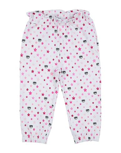 CHIARA FERRAGNI Pantalón Blanco 95% Algodón, 5% Elastán