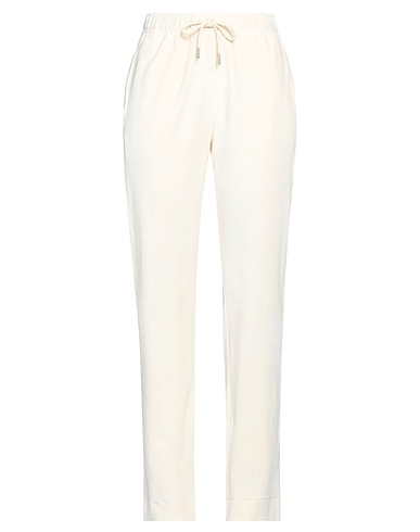 THE KOOPLES Casual trouser Ivory 100% Cotton