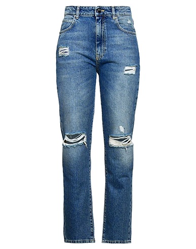 PINKO Denim trousers Blue 100% Cotton