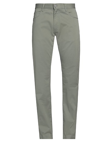 GIORGIO ARMANI 5-pocket Sage green 96% Cotton, 4% Elastane