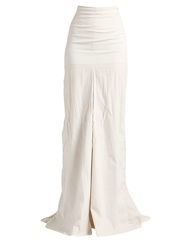 ANN DEMEULEMEESTER Maxi Skirts Light grey 100% Cotton