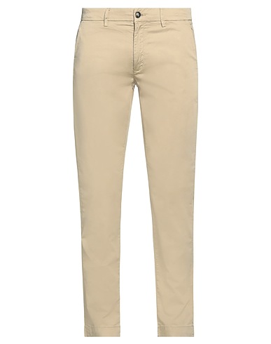 LIU •JO MAN Casual pants Beige 98% Cotton, 2% Elastane