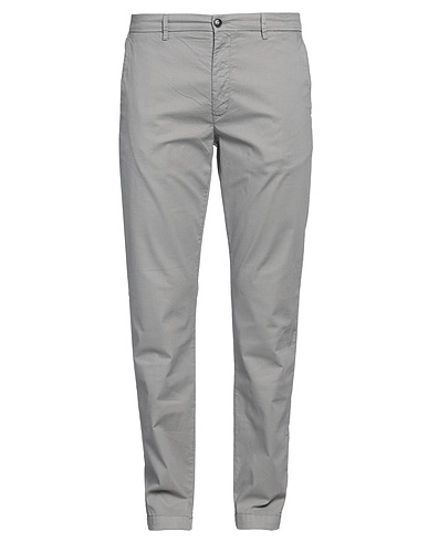 LIU •JO MAN Casual trouser Light grey 78% Cotton, 20% Polyester, 2% Elastane