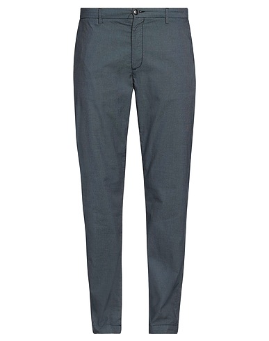 LIU •JO MAN Casual trouser Navy blue 78% Cotton, 20% Polyester, 2% Elastane