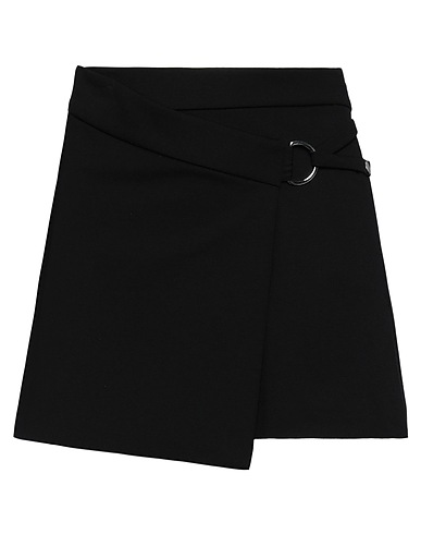 PINKO Mini skirt Black 58% Viscose, 35% Polyamide, 7% Elastane