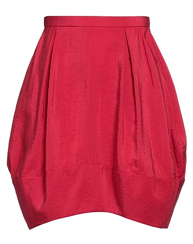 GIORGIO ARMANI Mini skirt Garnet 75% Silk, 25% Polyamide