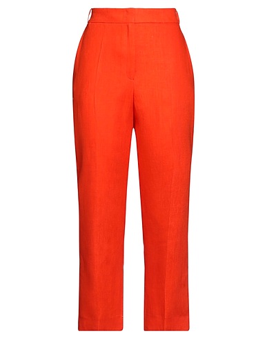 BCBGMAXAZRIA Pantalone Arancione 100% Lino