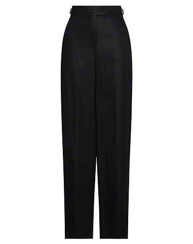 BCBGMAXAZRIA Hosen Schwarz 100% Leinen