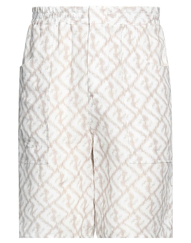 FENDI Shorts & Bermuda Beige 100% Linen