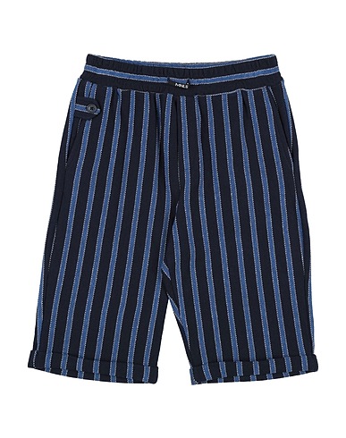 MONNALISA Shorts & Bermuda Midnight blue 89% Cotton, 8% Polyester, 2% Viscose, 1% Polyamide
