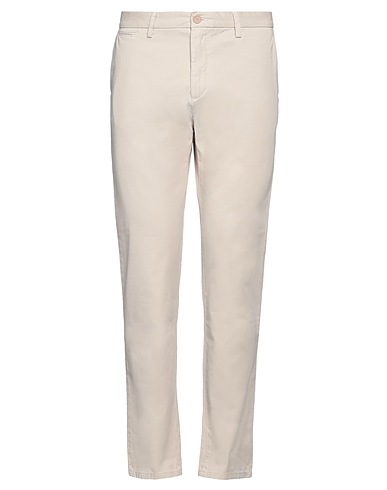 ZADIG&VOLTAIRE Casual pants Beige 100% Cotton, Cow leather