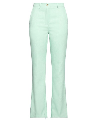 VICOLO Casual trouser Light green 100% Polyester