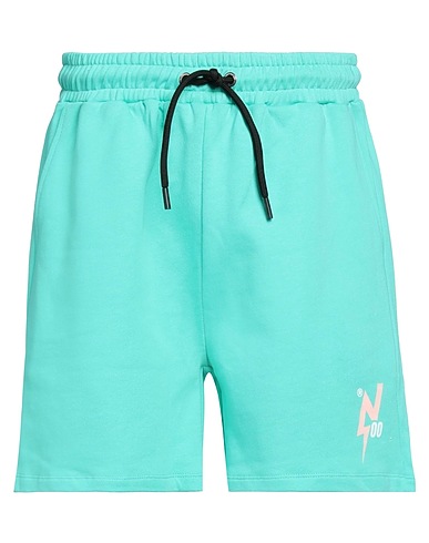 NUMERO 00 Shorts & Bermuda Light green 100% Cotton