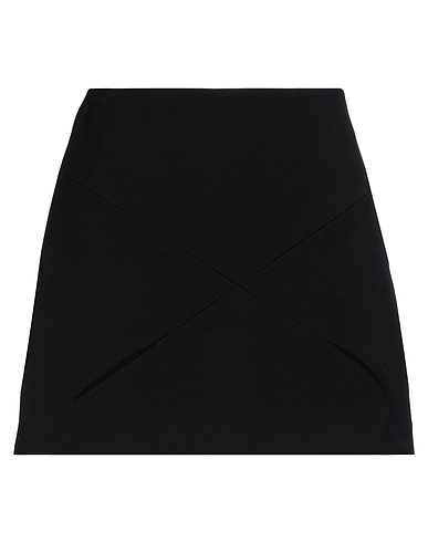 VERSACE Mini skirt Black 100% Virgin Wool