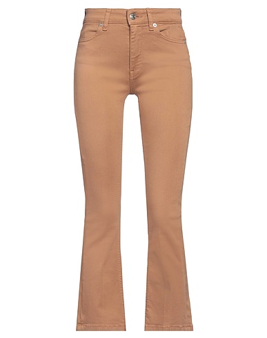 VICOLO Denim pants DENIM COUTURE Camel 92% Cotton, 6% Elastomultiester, 2% Elastane