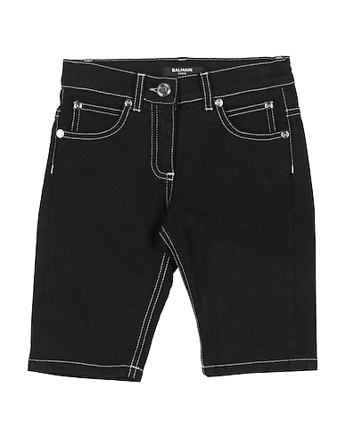 BALMAIN Denim shorts 97% Cotton, 3% Polyamide