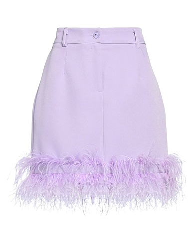 VICOLO Mini skirt Mauve 96% Polyester, 4% Viscose