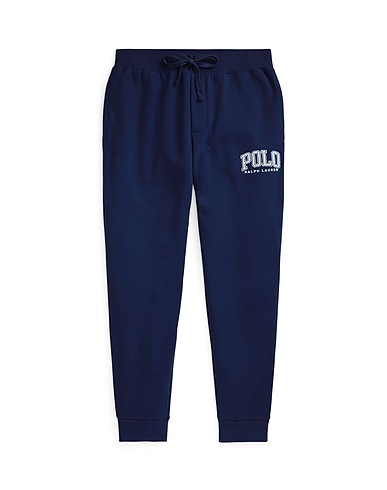 POLO RALPH LAUREN Casual trouser THE RL FLEECE LOGO JOGGER PANT 
 Navy blue 66% Cotton, 34% Polyester