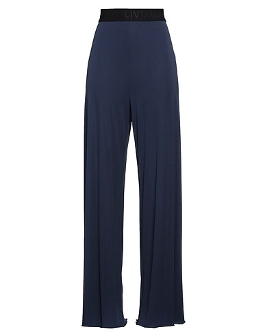 LIVIANA CONTI Casual trouser Midnight blue 100% Viscose
