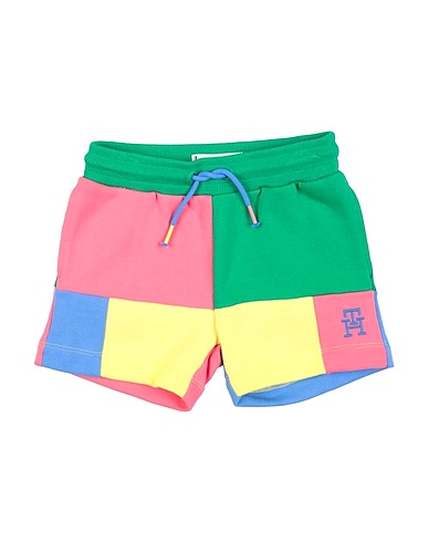 TOMMY HILFIGER Shorts & Bermuda Green 100% Cotton