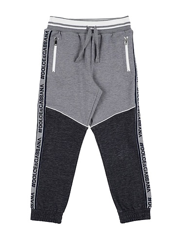 DOLCE&GABBANA Casual pants Grey 92% Cotton, 6% Polyester, 2% Elastane