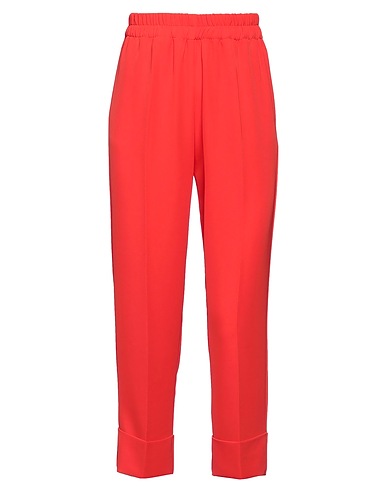 KATE BY LALTRAMODA Casual trouser Orange 95% Polyester, 5% Elastane