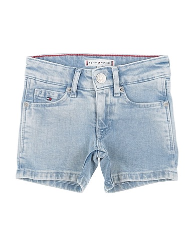 TOMMY HILFIGER Denim shorts Blue 99% Cotton, 1% Elastane