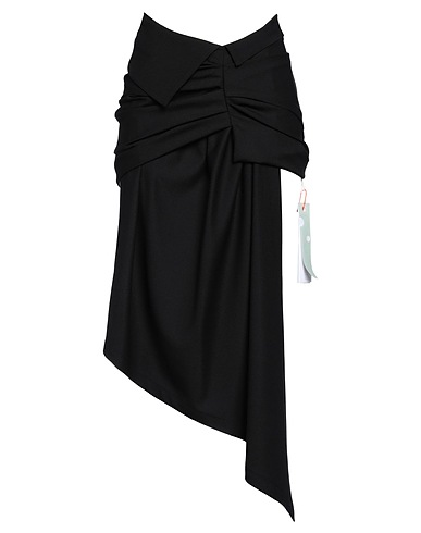 OFF-WHITE™ Mini skirt Black 53% Polyester, 43% Virgin Wool, 4% Elastane