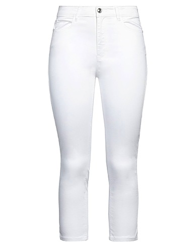 GUESS Casual trouser White 54% Tencel™ Lyocell, 34% Cotton, 9% Elastomultiester, 3% Elastane