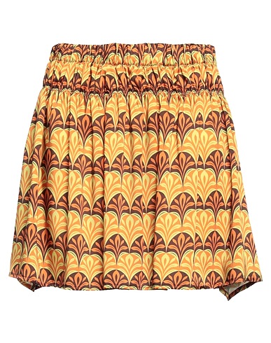 KATE BY LALTRAMODA Mini skirt Orange 100% Polyester