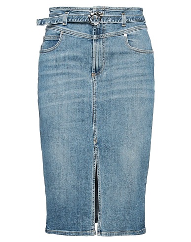 PINKO Denim skirt Blue 79% Cotton, 15% Lyocell, 4% Elastomultiester, 2% Elastane