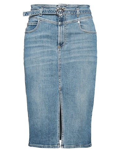 PINKO Denim skirt BLU 79% Cotton, 15% Lyocell, 4% Elastomultiester, 2% Elastane