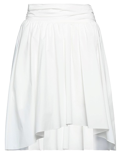 PHILOSOPHY di LORENZO SERAFINI Mini skirt White 58% Polyester, 34% Polyamide, 8% Elastane
