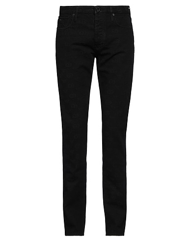EMPORIO ARMANI 5-pocket Black 100% Cotton