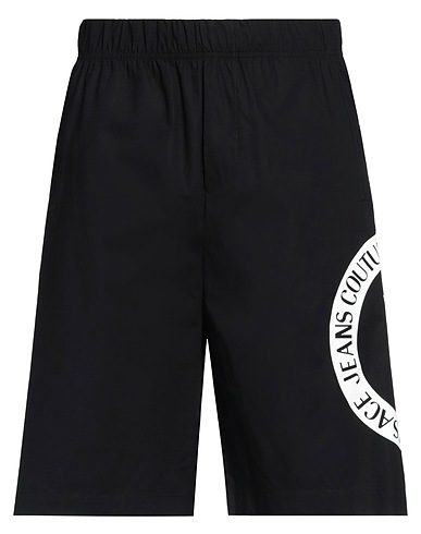 VERSACE JEANS COUTURE Shorts & Bermuda Black 100% Cotton