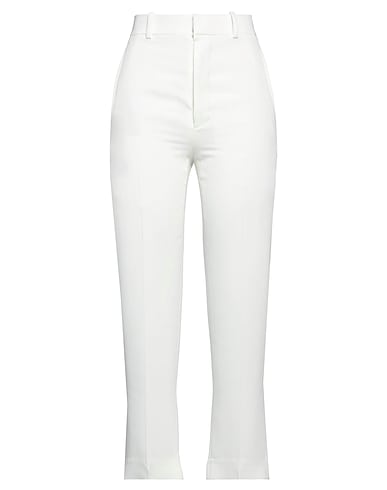 ANN DEMEULEMEESTER Casual trouser Off white 100% Viscose