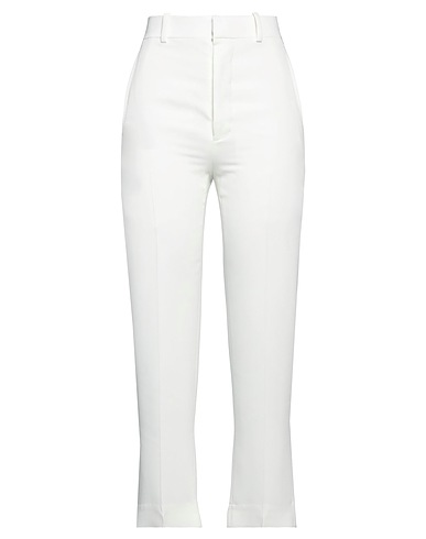 ANN DEMEULEMEESTER Pantalone classico OFF WHITE 100% Viscosa