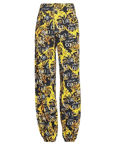VERSACE JEANS COUTURE Pantalone Nero 100% Cotone