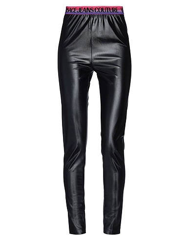 VERSACE JEANS COUTURE Leggings Black 79% Polyamide, 21% Elastane