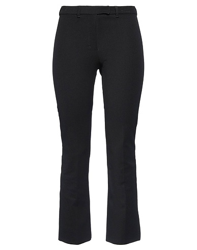 'S MAX MARA Pantalone Nero 52% Cotone, 41% Poliammide, 7% Elastan