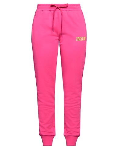 VERSACE JEANS COUTURE Hosen Fuchsia 100% Baumwolle, Elastan