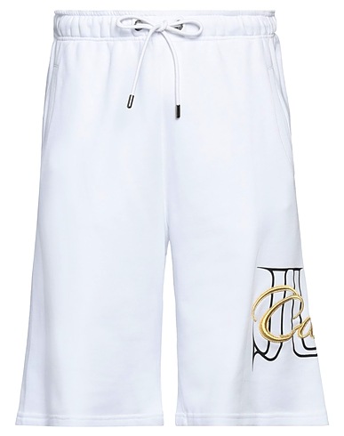 JUST CAVALLI Shorts & Bermuda White 100% Cotton