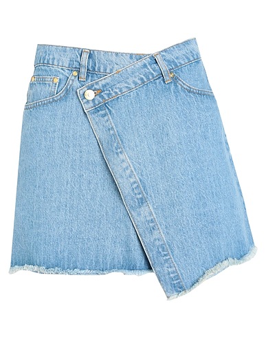 SOMETHINGNEW0803 Denim skirt Blue 80% Cotton, 20% Recycled cotton