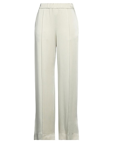 JIL SANDER Casual pants Light green 74% Acetate, 26% Viscose